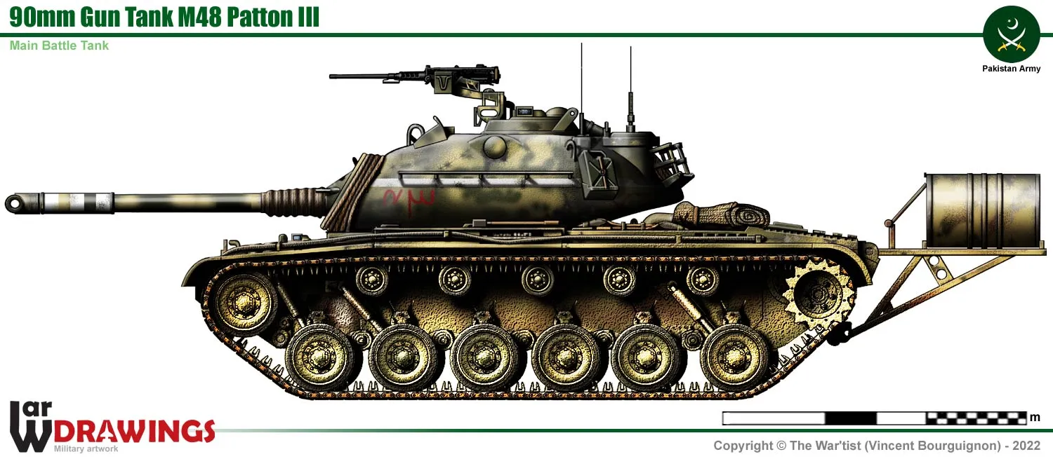 M48 Patton - États-Unis - PDZ