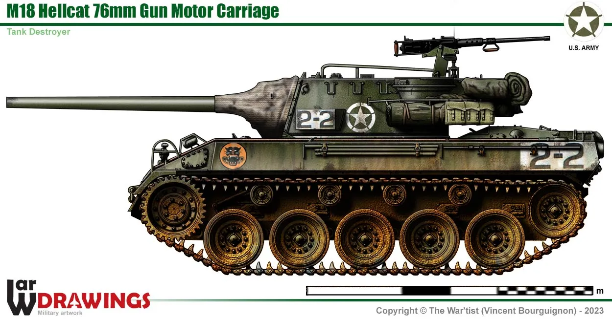 M18 Hellcat - États-Unis - PDZ