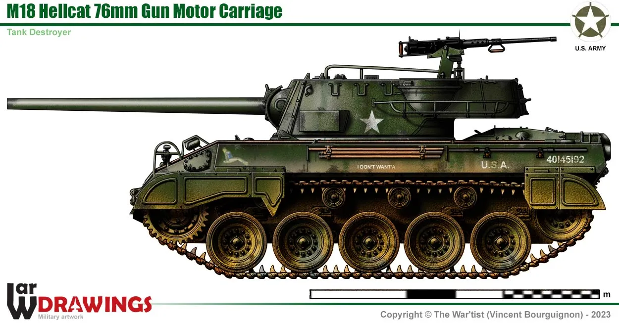 M18 Hellcat - États-Unis - PDZ