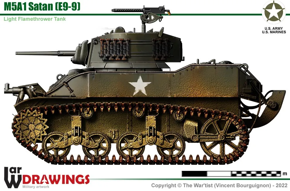 M3 & M5 Stuart - États-Unis - PDZ