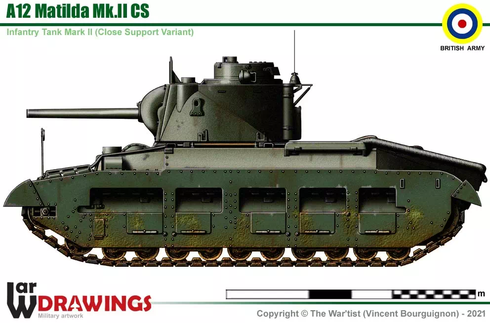 A12 Matilda II - Royaume-Uni - PDZ